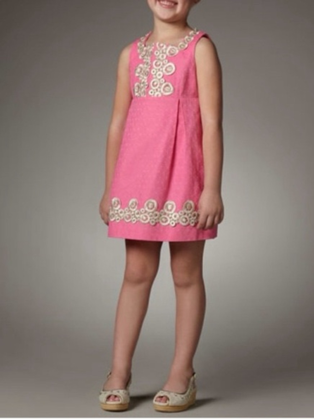 Lilly Pulitzer Minnie size 7 hottie pink dress